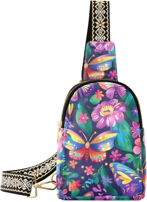 trendy Vibrant Color body bags for sturdy brown leather fanny pack for day pack