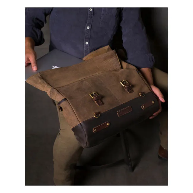 TRIP MACHINE OUTLAW SADDLE BAG - TOBACCO