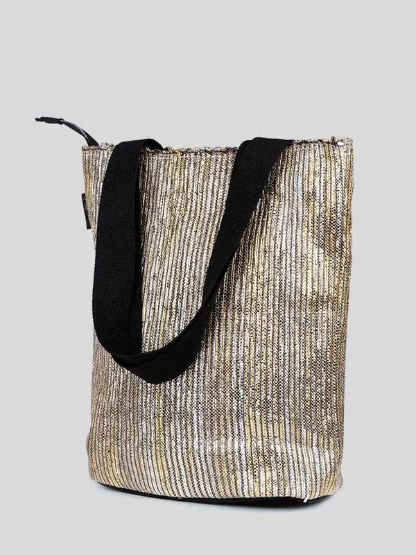 Upcycled Handwoven Day Twist Tote