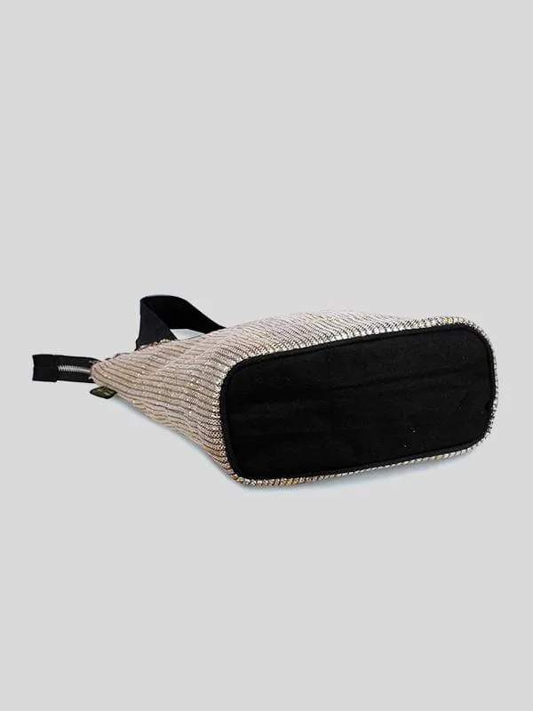 Upcycled Handwoven Day Twist Tote