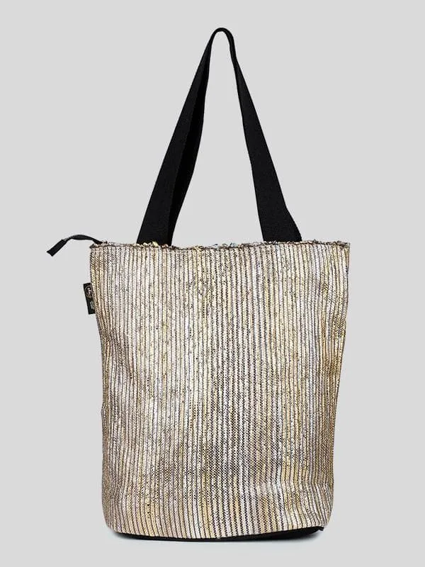Upcycled Handwoven Day Twist Tote
