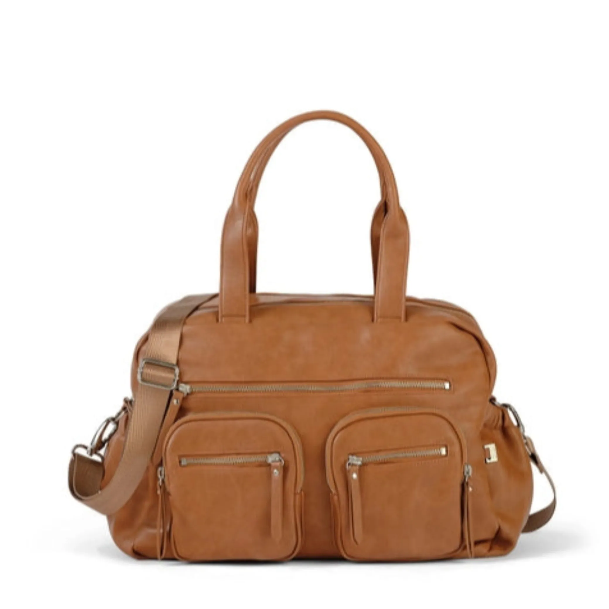 Vegan Leather Carry All Nappy Bag-Oioi