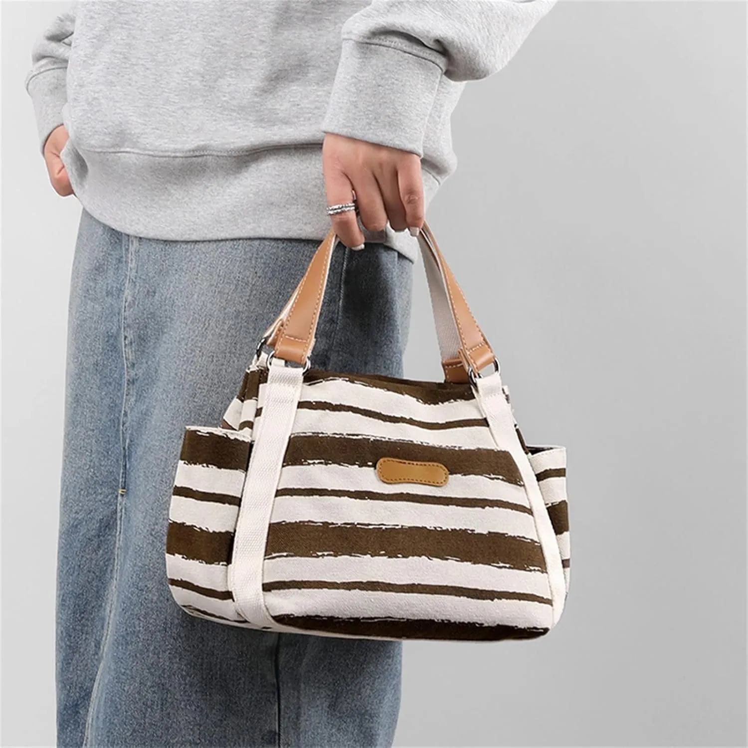 Vintage Handbag Women Bag Fashion Handbag Travel Bag Lightweight Large Capacity