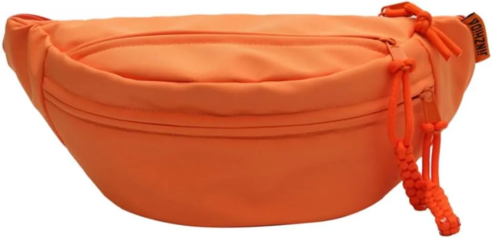 Waist Bag Fanny Pack for Men Women Cross Body Belt Bag with Adjustable Strap Running Hiking Travel Biking Orange