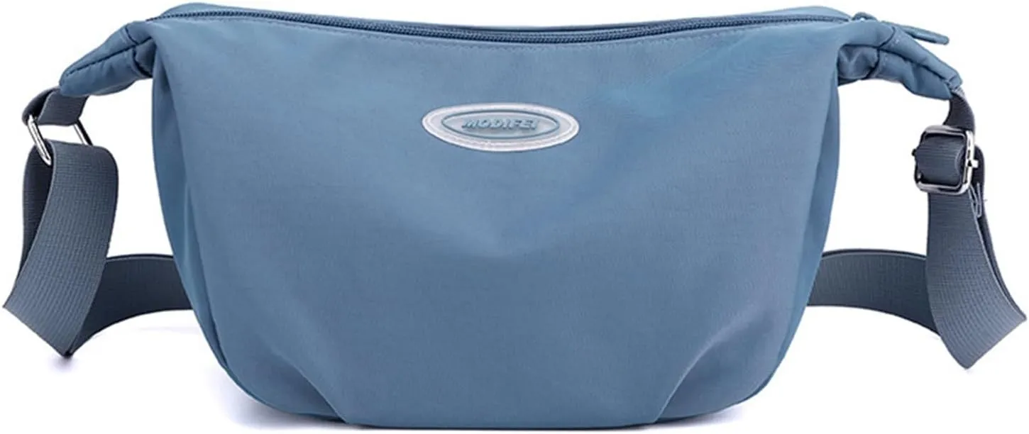 Waterproof Shoulder Bags for Women Lightweight Quilted Leather Handbags for Women Womens Vacation Shoulder Bag(Blue)