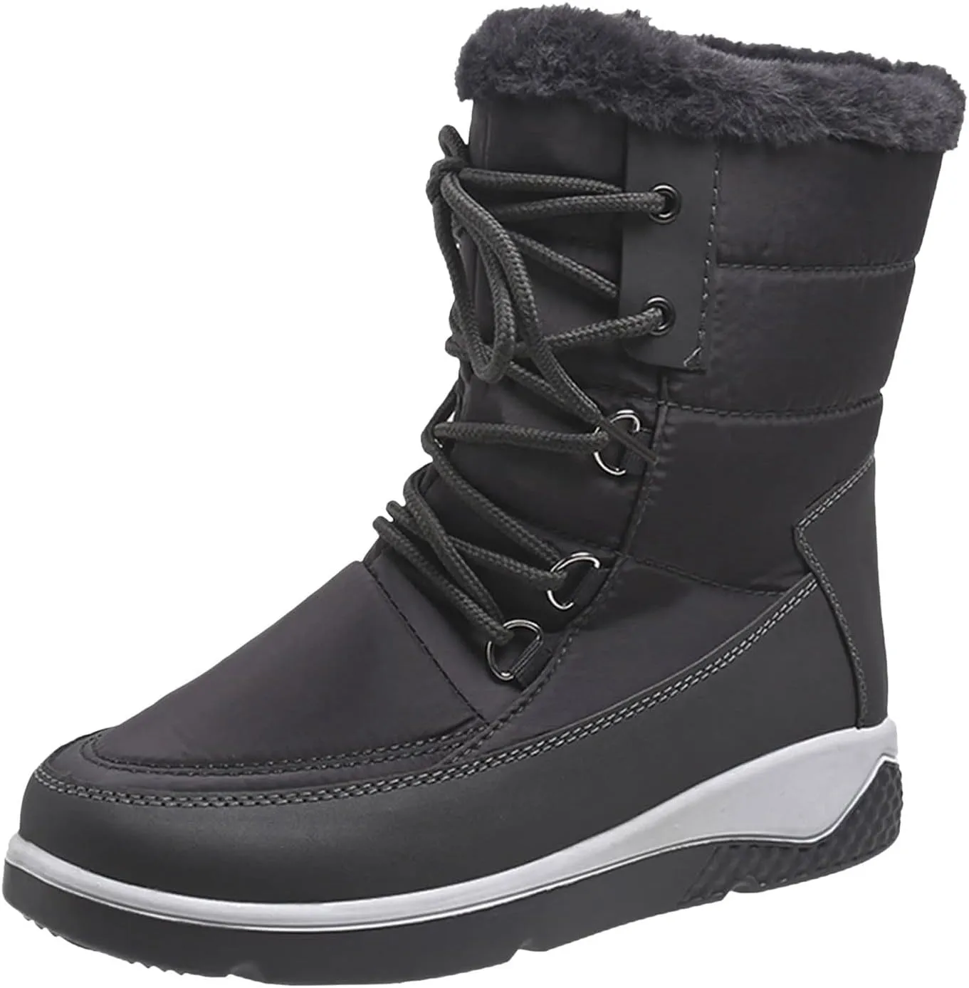 Winter Boots for Women Fashion Knee High Waterproof Lightweight Winter Boots Synthetic Women Snow Boots Womens Wide Width Women's Winter Booties Wide Women 9 Wide Winter Boot Sale Clearance