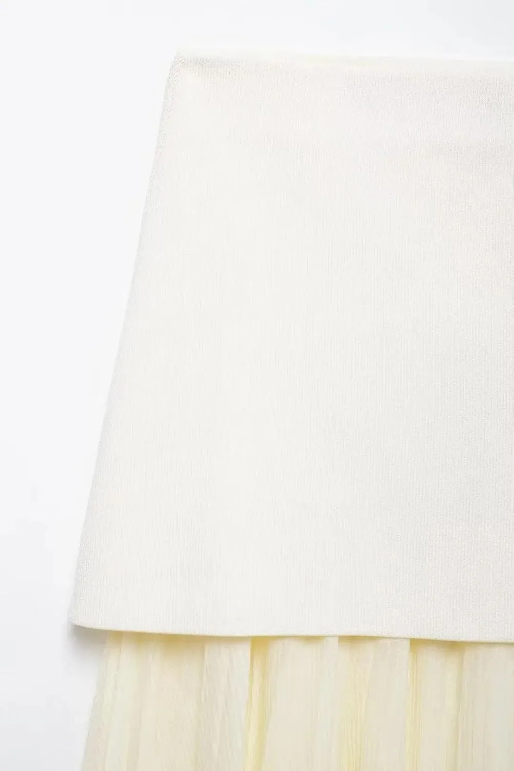 Women Combined Pleated Knit Skirt Elasticated Waistband High Waist Midi Skirt Casual Female