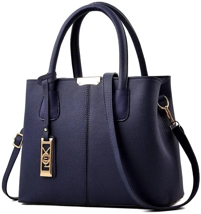 Women Fashion Pu Leather Hand Bags Leather Shoulder Messenger Bag Versatile Ladies Handbag Top-Handle Bags Satchels