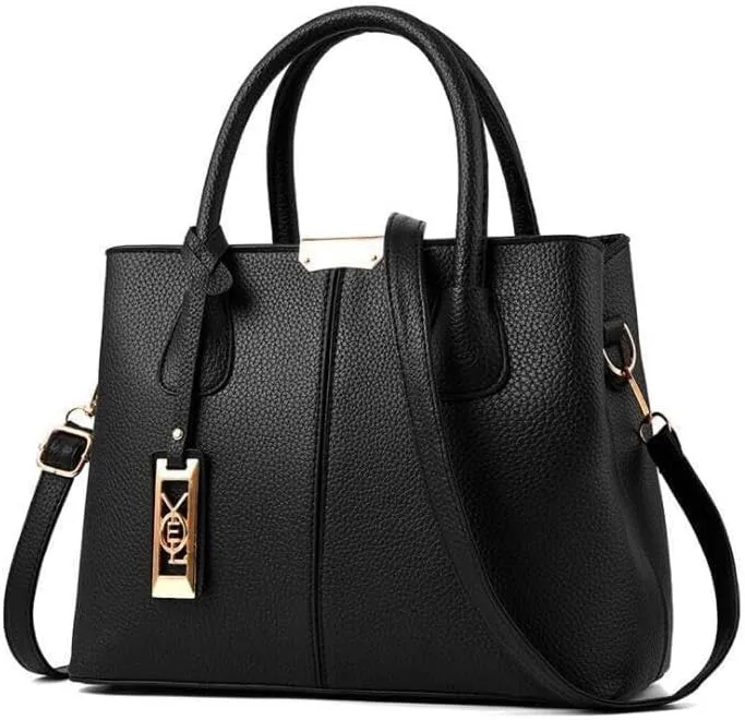 Women Fashion Pu Leather Hand Bags Leather Shoulder Messenger Bag Versatile Ladies Handbag Top-Handle Bags Satchels