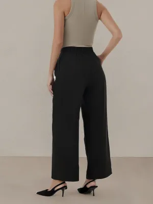 Women High Waist Casual Wide Leg Long Palazzo Pants Trousers Lounge Pants