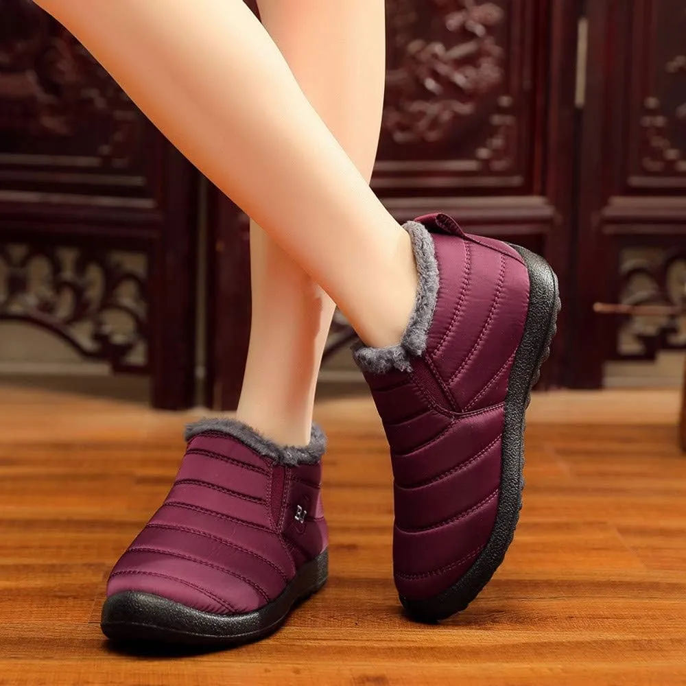 Women Snow Boots Waterproof Tall Slip on Winter Boots for Women Waterproof Snow Non Slip Snow Boots Womens Tall Womens Hunting Boots Waterproof Insulated Botas De Invierno Para Mujer Elegantes Largas