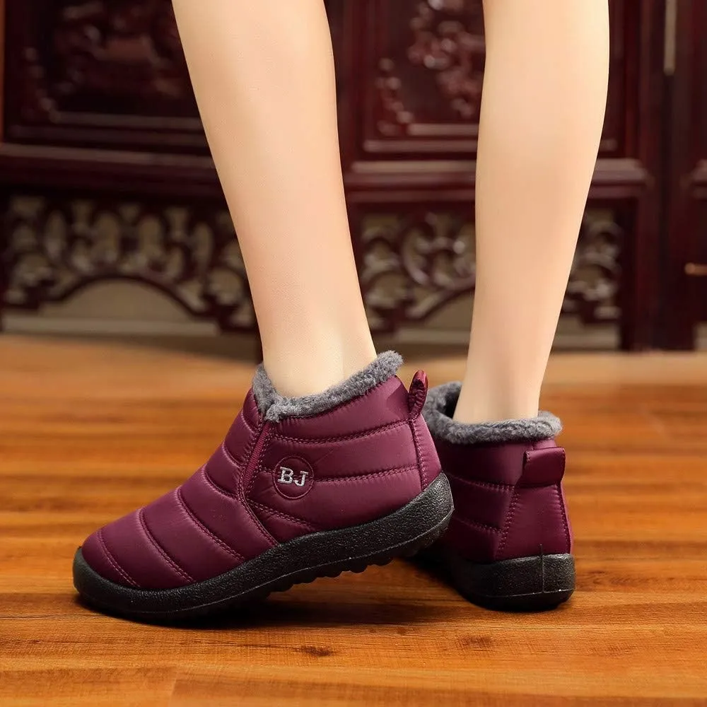 Women Snow Boots Waterproof Tall Slip on Winter Boots for Women Waterproof Snow Non Slip Snow Boots Womens Tall Womens Hunting Boots Waterproof Insulated Botas De Invierno Para Mujer Elegantes Largas