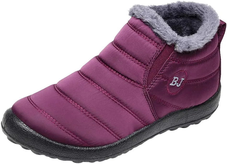 Women Snow Boots Waterproof Tall Slip on Winter Boots for Women Waterproof Snow Non Slip Snow Boots Womens Tall Womens Hunting Boots Waterproof Insulated Botas De Invierno Para Mujer Elegantes Largas