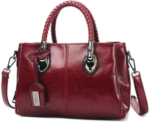 Women Vintage Top Handle Shoulder Handbag Classic Satchel Crossbody Bags