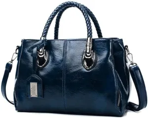 Women Vintage Top Handle Shoulder Handbag Classic Satchel Crossbody Bags