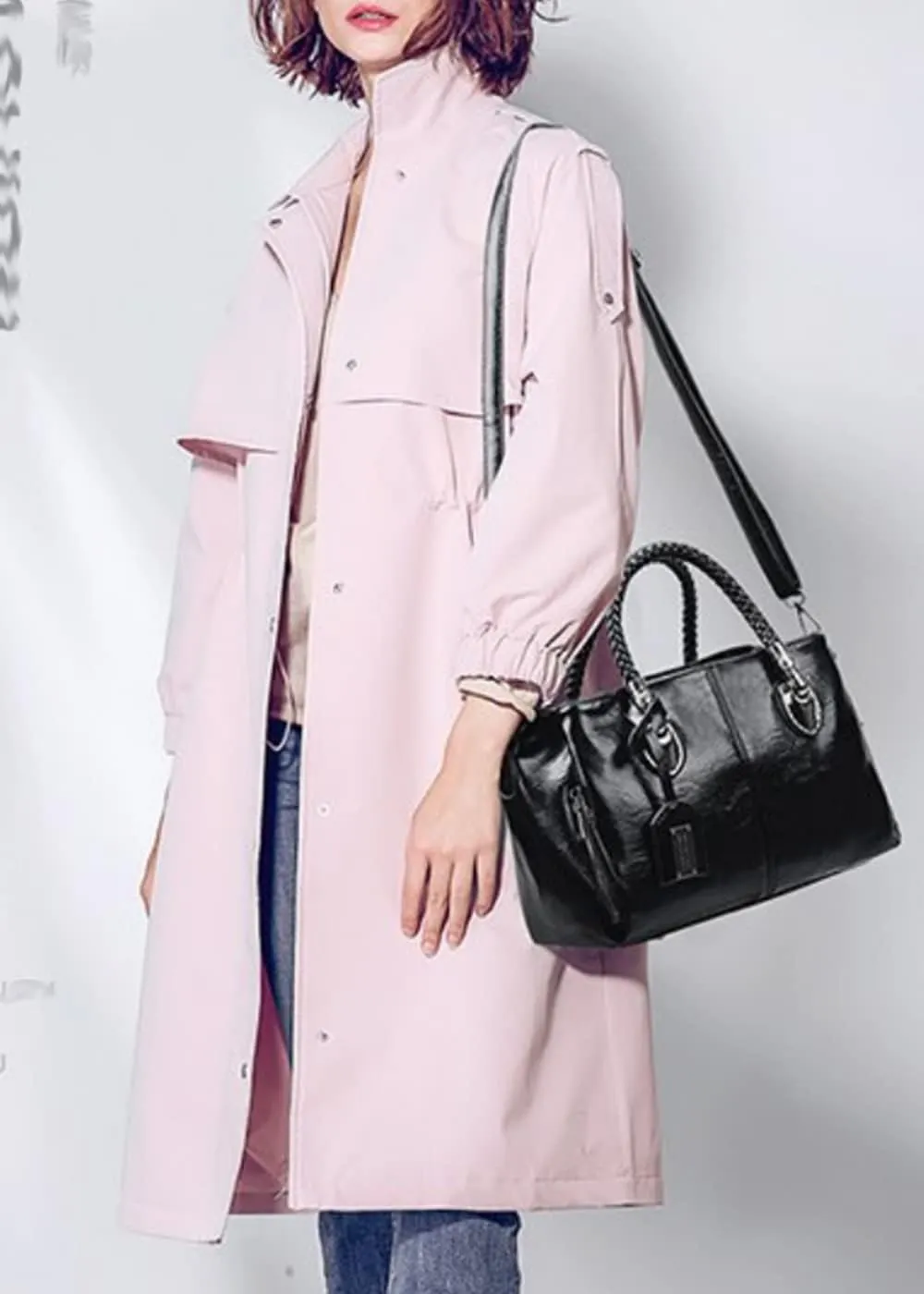Women Vintage Top Handle Shoulder Handbag Classic Satchel Crossbody Bags