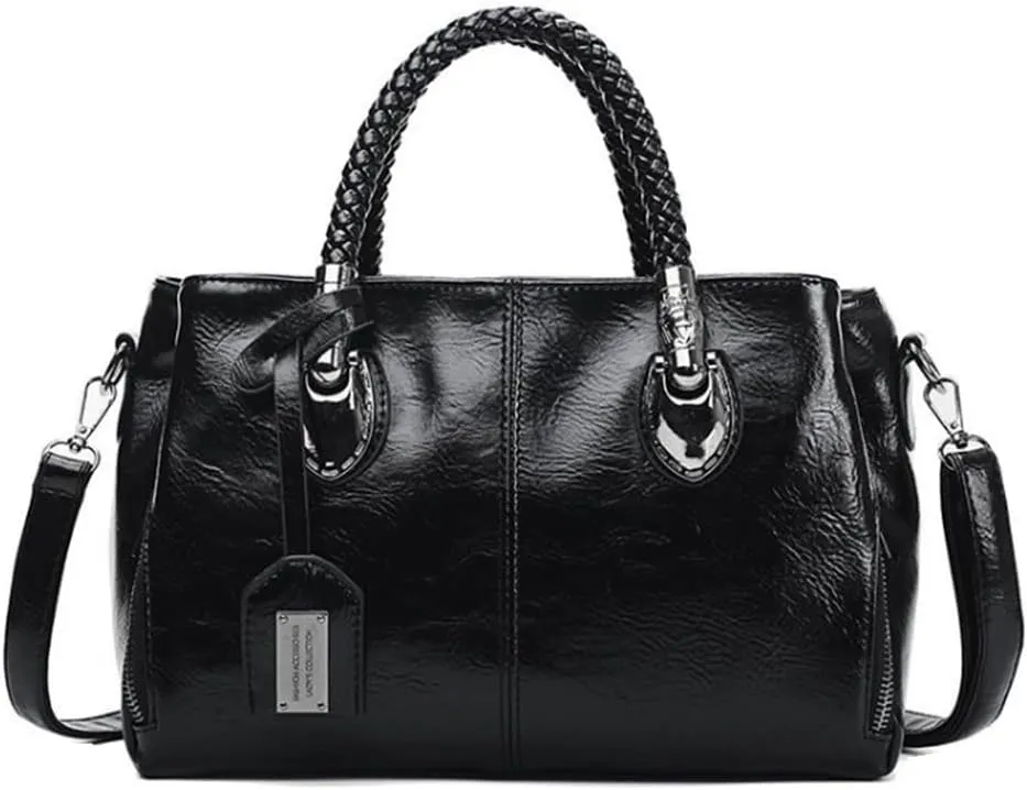 Women Vintage Top Handle Shoulder Handbag Classic Satchel Crossbody Bags