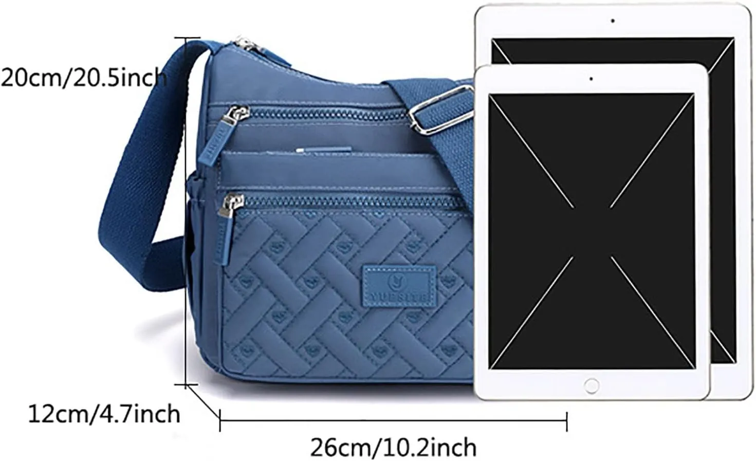 Women's Anti Theft Shoulder Bags Lightweight Quilted Leather Handbags for Women Beach Bag Water Proof Sandproof(Purple)