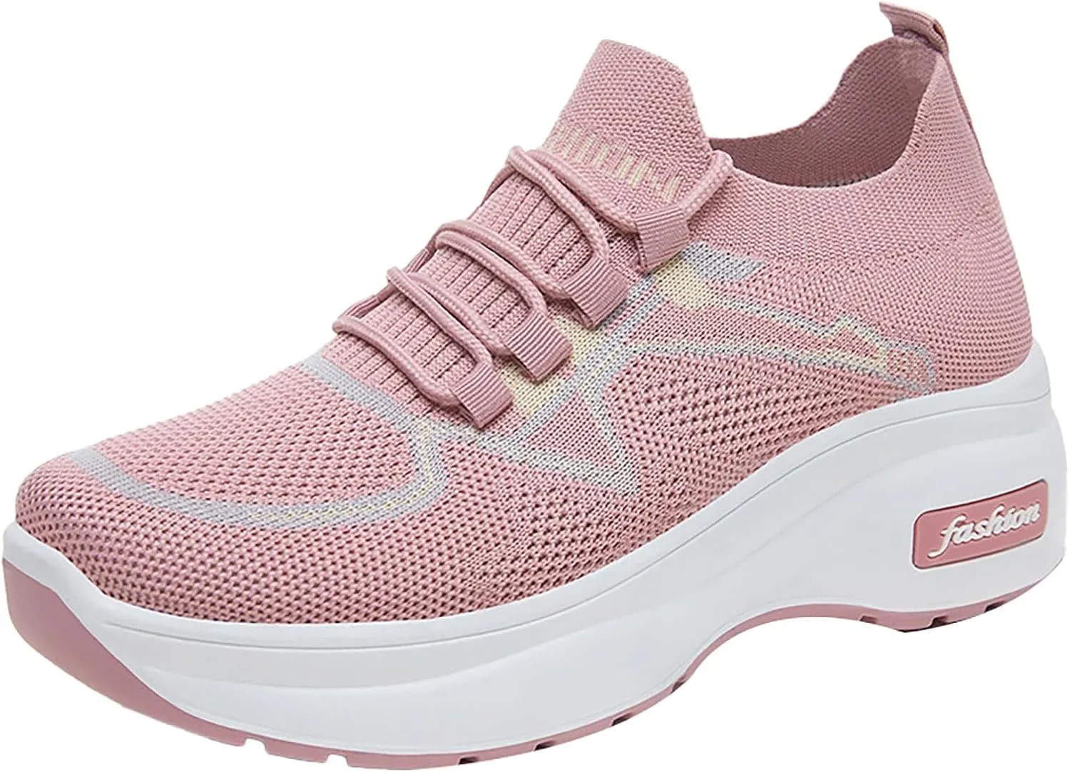 Women's Fashion Sneakers Slip On Casual Shoes Mesh Running Shoes Non Slip Hiking Shoes Women Waterproof