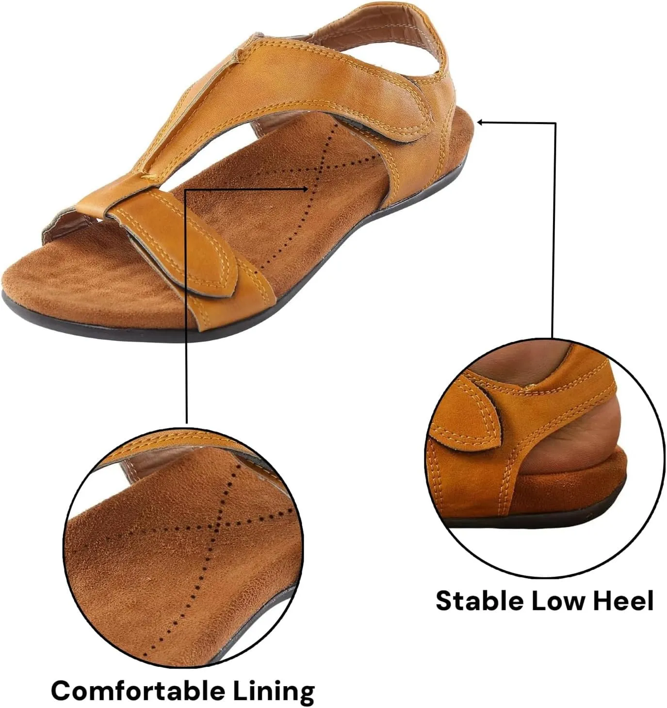 Women's Flat Sandals Arch Support Orthopedic Sandals for Women 2025 Comfortable Soft Cushion Sandal Fashion Summer Beach Vacation Comfort Shoes