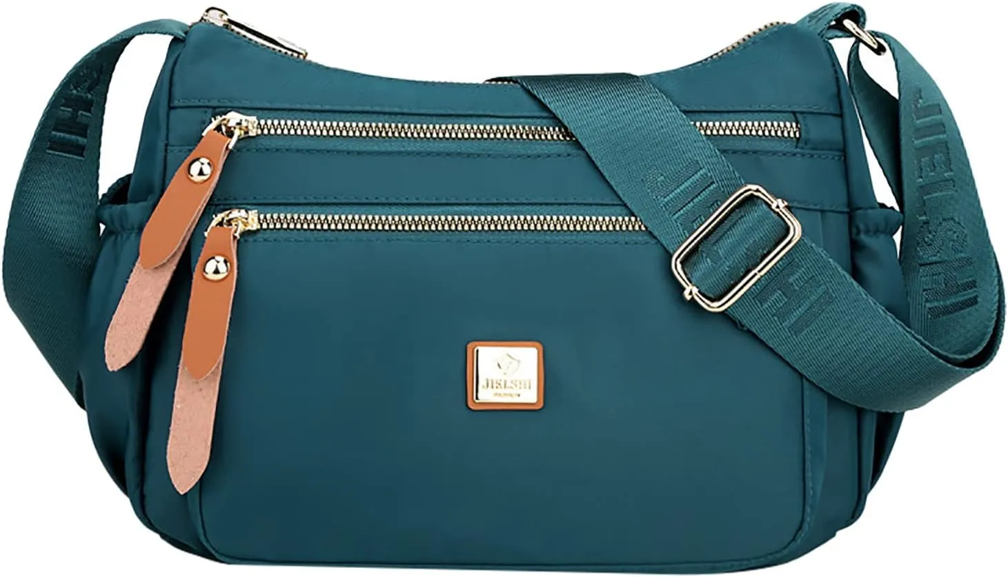 Women's Multi-Pocket Shoulder Bags Crossbody Purses and Handbags Lightweight Pocketbook Small Clear Backpacks(Blue)