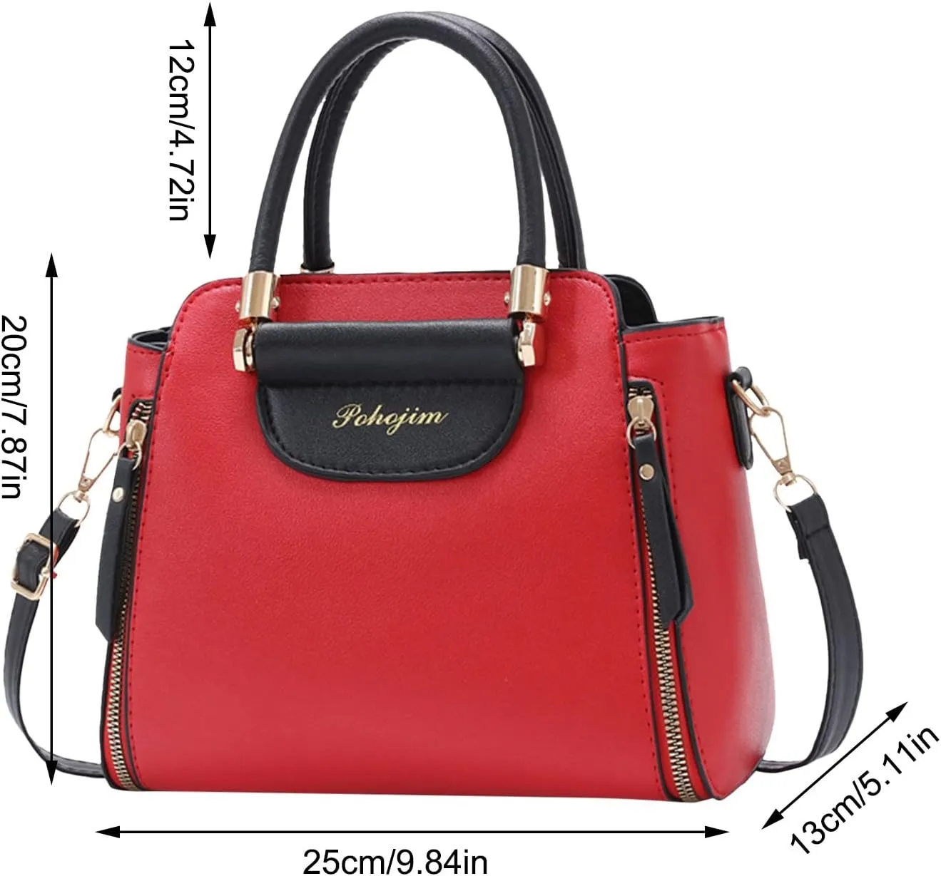 Women's Multi-Pocket Shoulder Bags Fabric Nylon Multi Pocket Crossbody Bags Carry Options for Work and Daily Use(Blue)