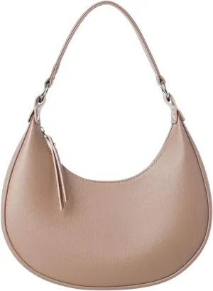 Womens Shoulder Shopping Handbags Crossbody Purses and Handbags Lightweight Pocketbook Temperament Clutch Purse(Beige)
