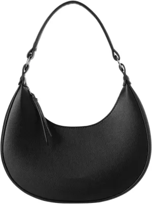 Womens Shoulder Shopping Handbags Crossbody Purses and Handbags Lightweight Pocketbook Temperament Clutch Purse(Black)