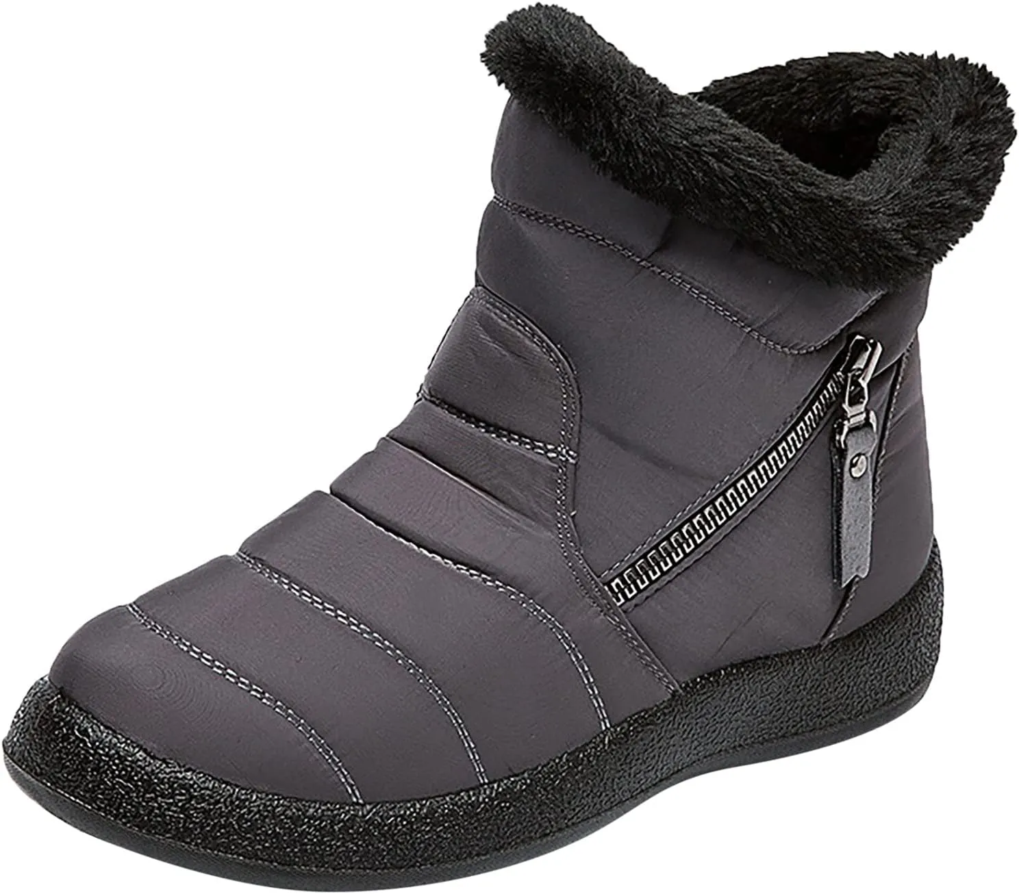 Women's Snow Boots Wide Orthopedic Snow Boots for Women Size 7 Women's Waterproof Winter Boots Women's Winter Boots Insulated Size 7.5 New Botas Impermeables Para La Nieve De Mujer