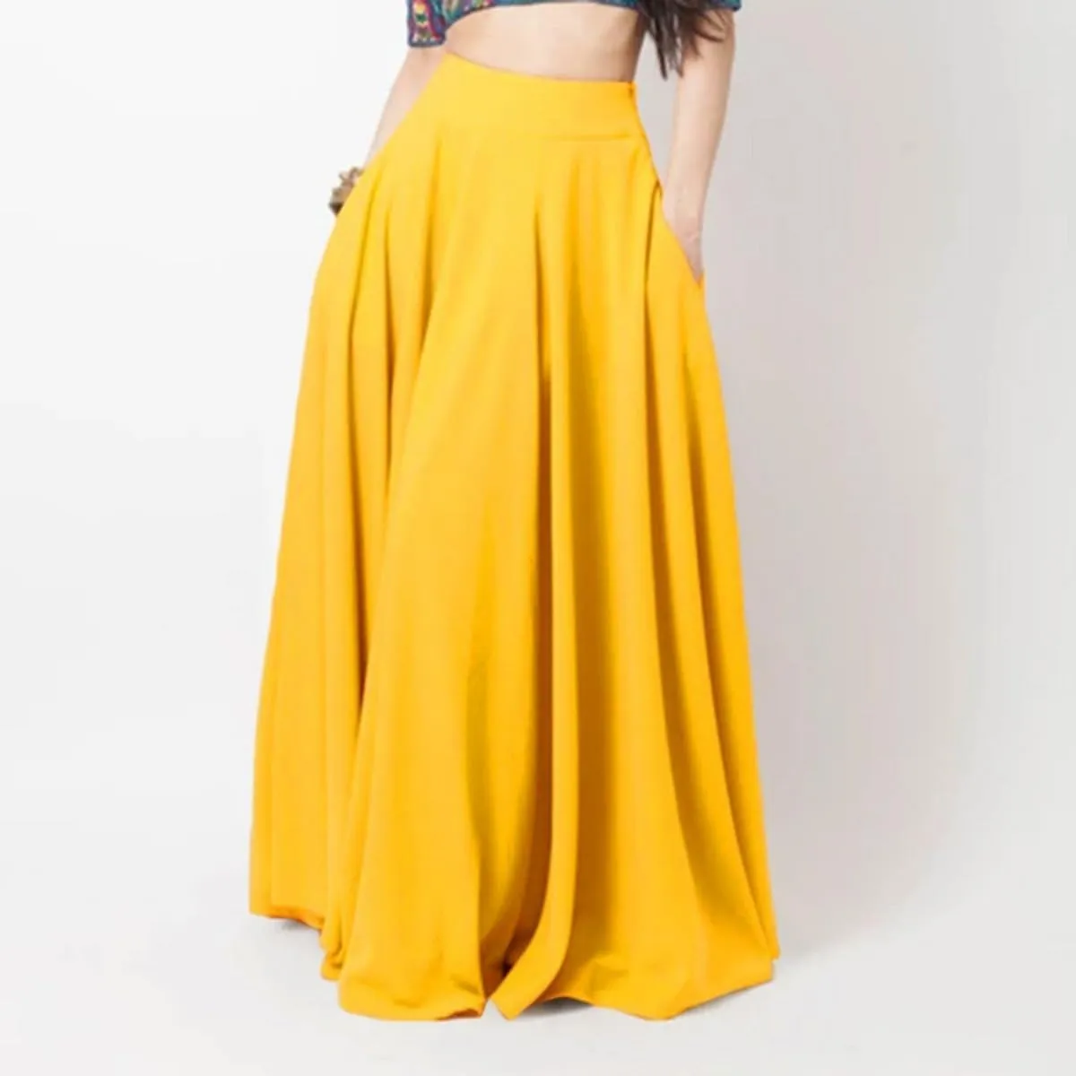 Women's Solid Color Stylish Summer Parties Vacations Long Maxi Skirt Women's Clothing Comfortable Fit