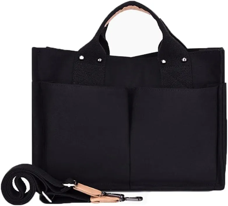 Women's Tote Canvas Bag Multi-purpose Reusable Crossbody Bag for Business, Shopping bags, Grocery Bags