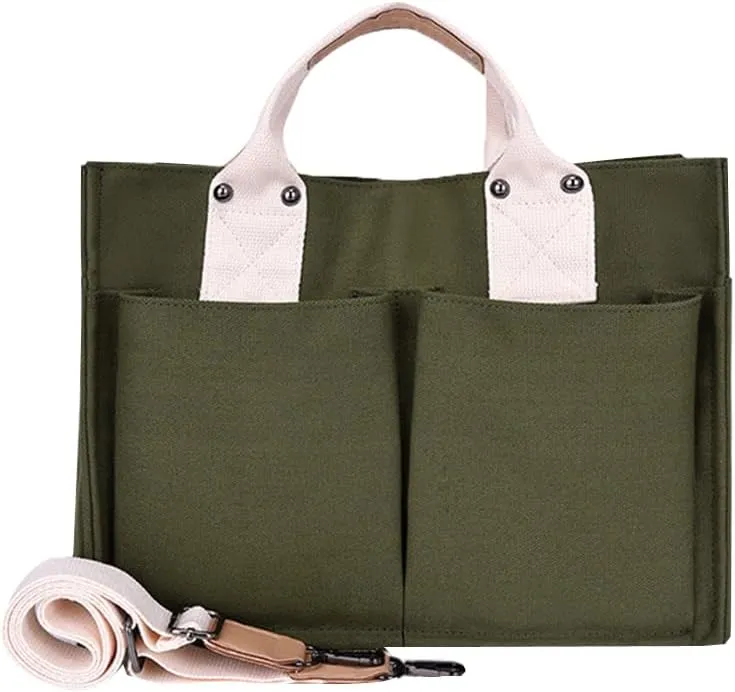 Women's Tote Canvas Bag Multi-purpose Reusable Crossbody Bag for Business, Shopping bags, Grocery Bags