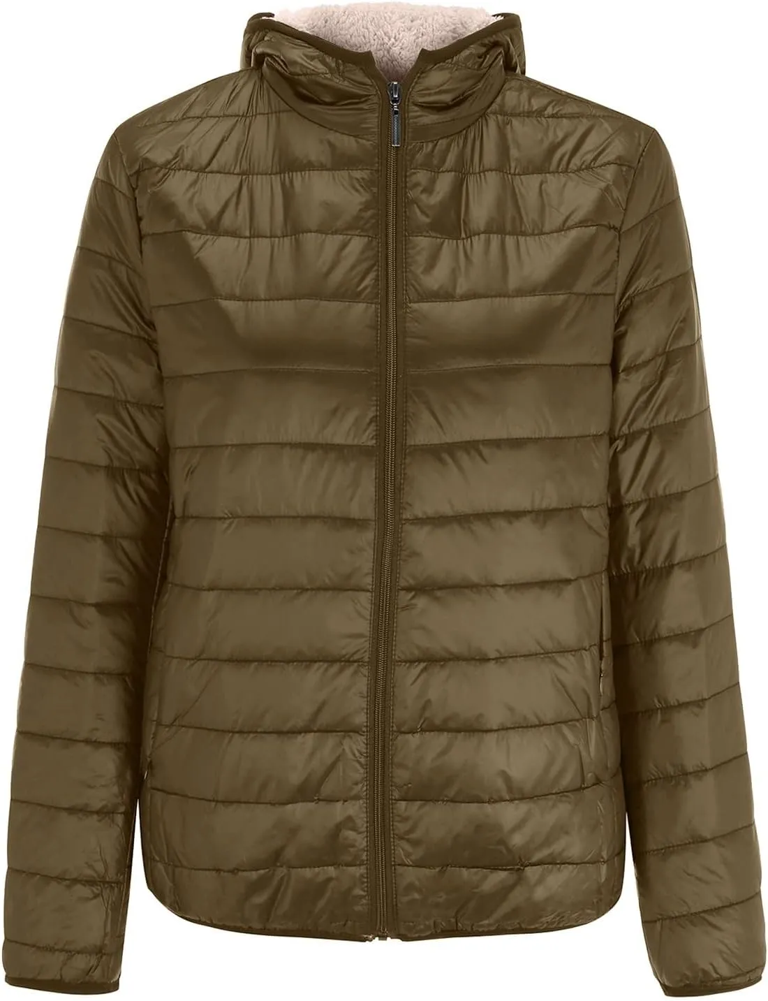 Women's Warm Winter Coat Thicken Fleece Lined down Jacket Thermal Jacket Winter Warm Casual Thick Coats Pockets