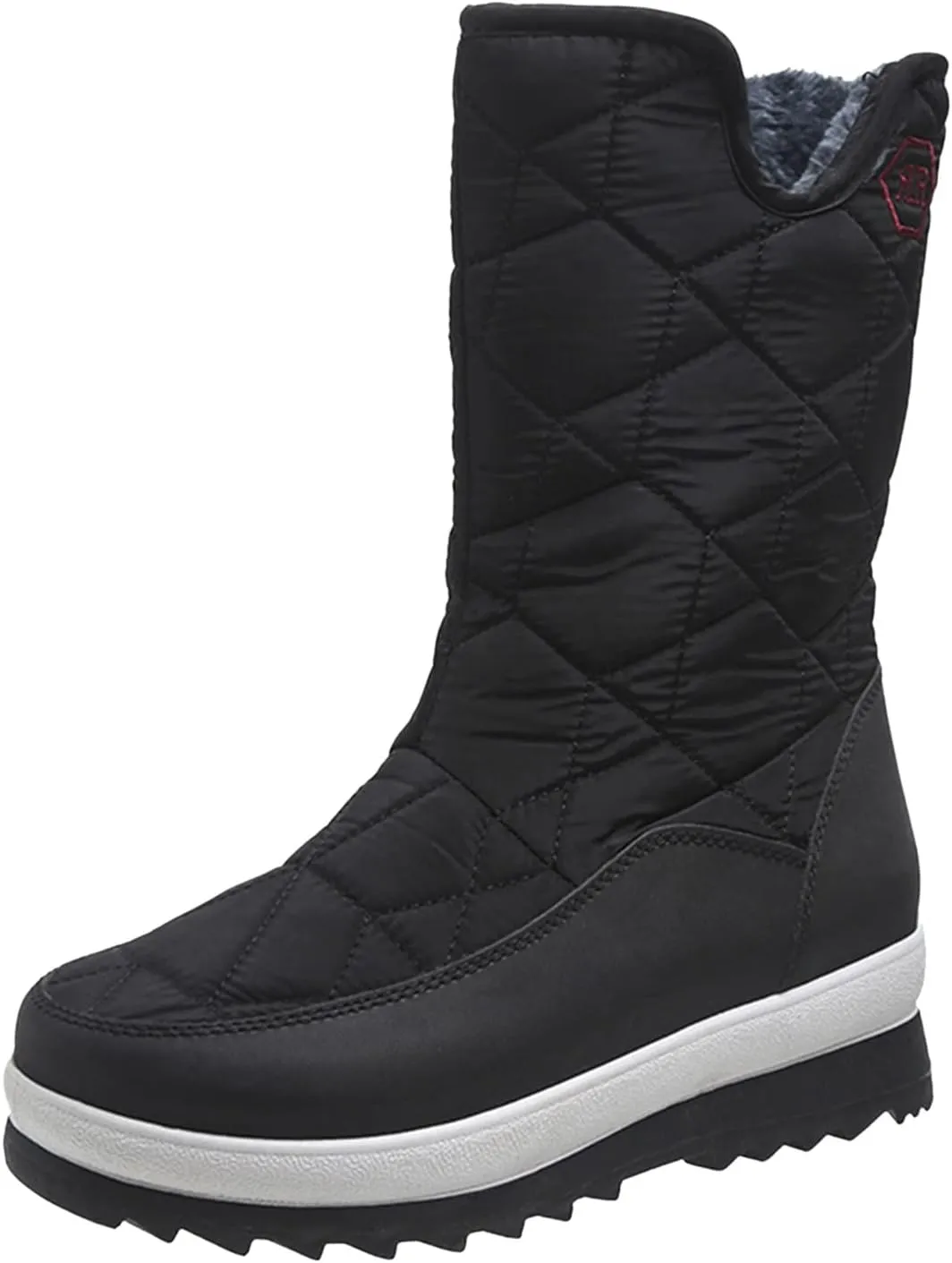 Women's Waterproof Non-Slip Warm Ankle Snow Boots Snow Boots for Women Cute Size 12 Women's Ankle Winter Boots Wide Width Winter Boot Women Waterproof Botas De Invierno Para Mujer Contra Agua