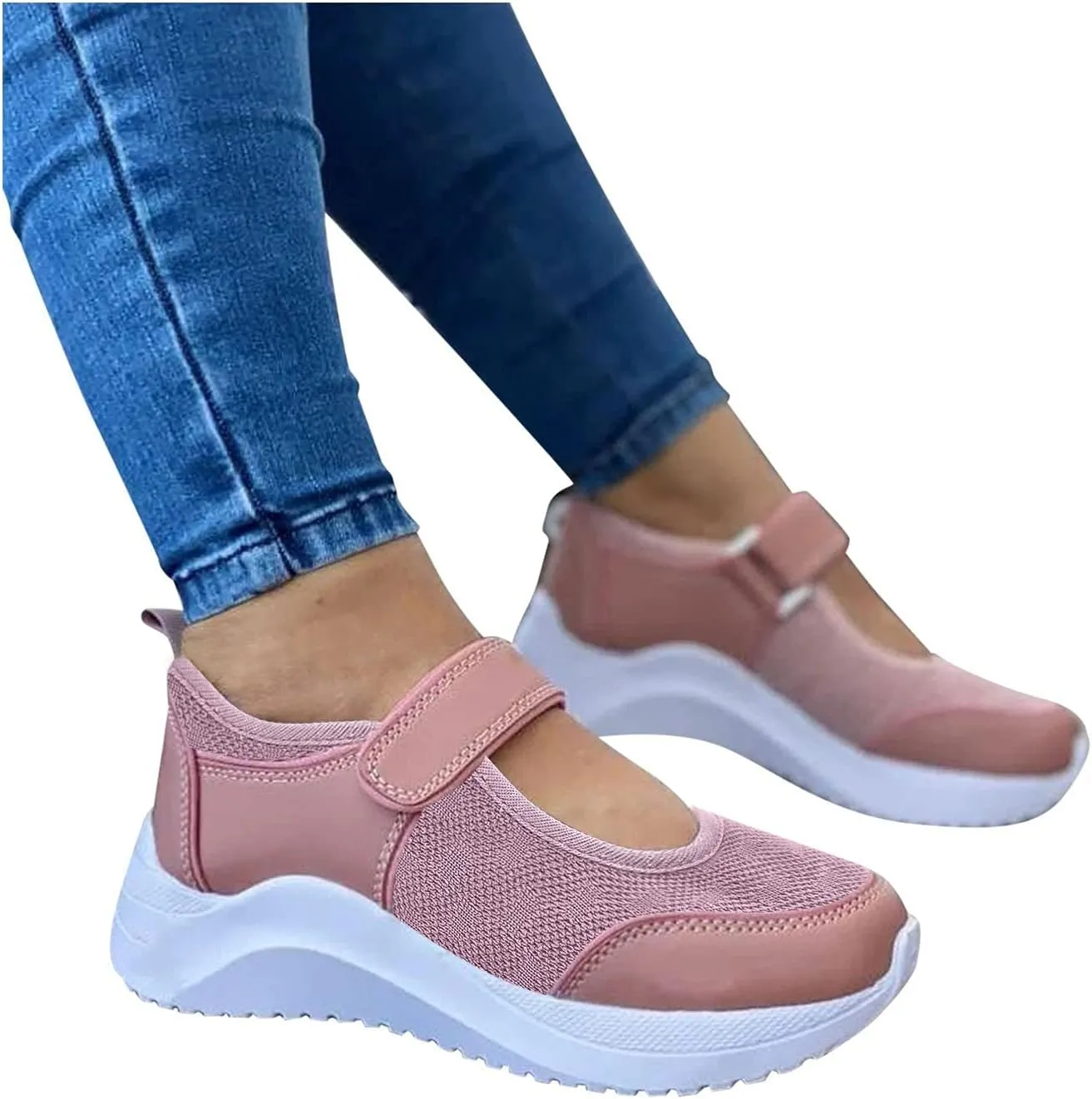 Womens Wide Casual Shoes Zapatos De Mujer De Vestir Elegantes De Plataforma Comodos Hiking Shoes Women Size 12 Womens Fashion Sneakers Platform Women Orthopedic Sneakers Walking Shoes