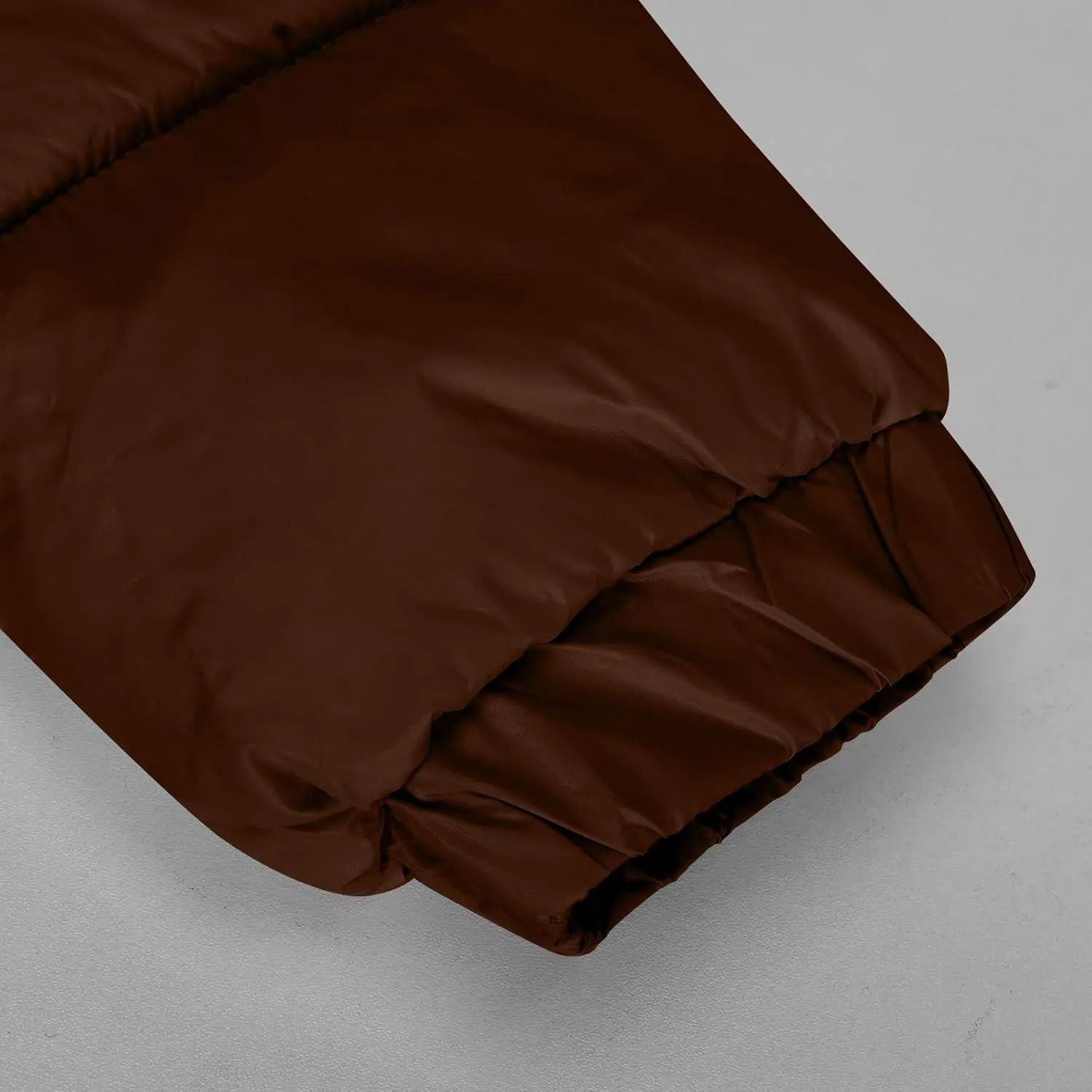 Womens Winter Short Coats Turtleneck Puffer Jackets Sexy Crop Casual Solid Color Padded Wadded Down Coat Top