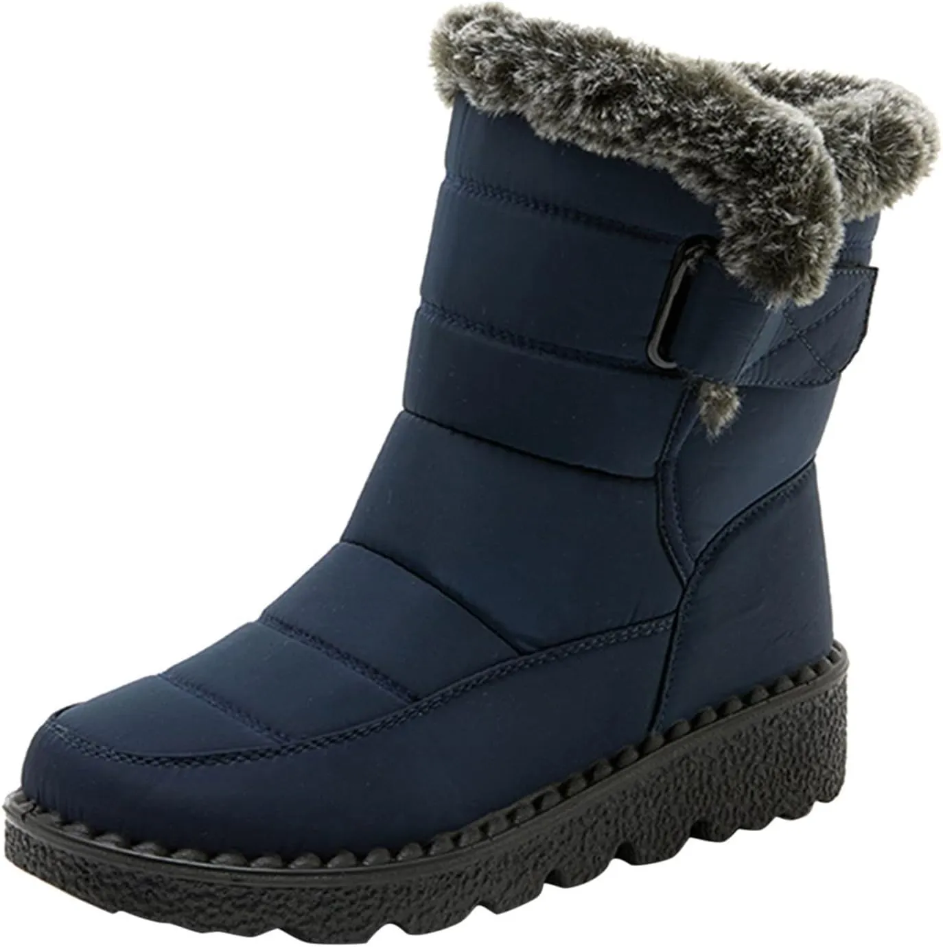 Womens Winter Snow Boots Size 11 Winter Boots Waterproof Women Wide Women Winter Boots Waterproof Cold Weather Womens Duck Boots Waterproof Size 11 Botas Para Nieve De Mujer Sin Cordon