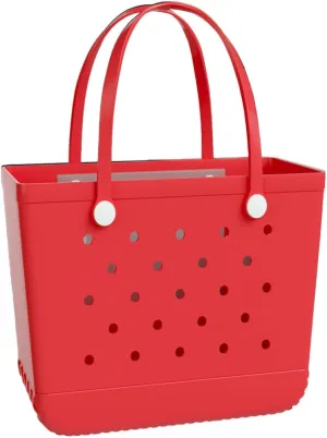 X-Large Beach Tote, Waterproof Zipper Inner Bag, Washable Durable Rubber Tote, Leisure and Storage Bag