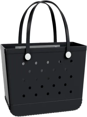 X-Large Beach Tote, Waterproof Zipper Inner Bag, Washable Durable Rubber Tote, Leisure and Storage Bag