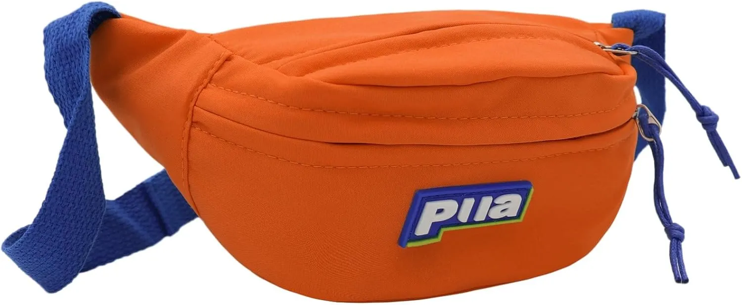 ZGMYC Kids Fanny Pack for Boys Girls Fashion Canvas Small Waist Pack Adjustable Belt Bag for Sports Running
